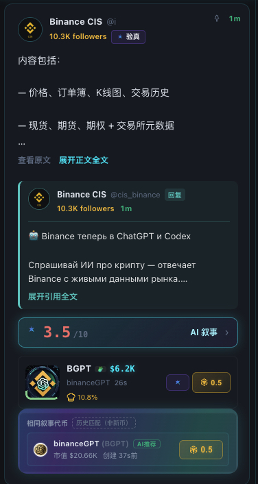 推文智能卡片